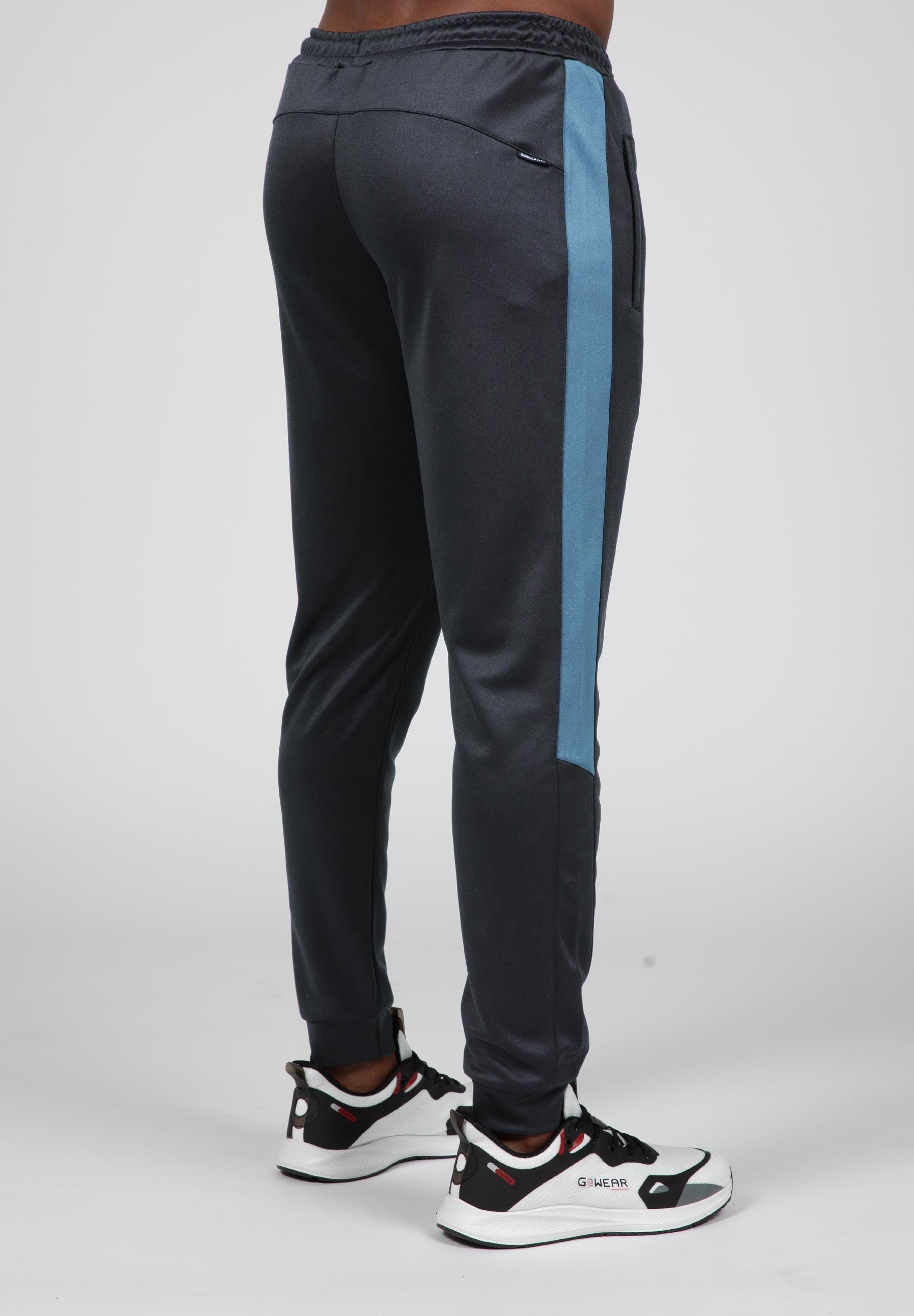 Gorilla Wear Pantalon de Training Devon - Gris/Bleu