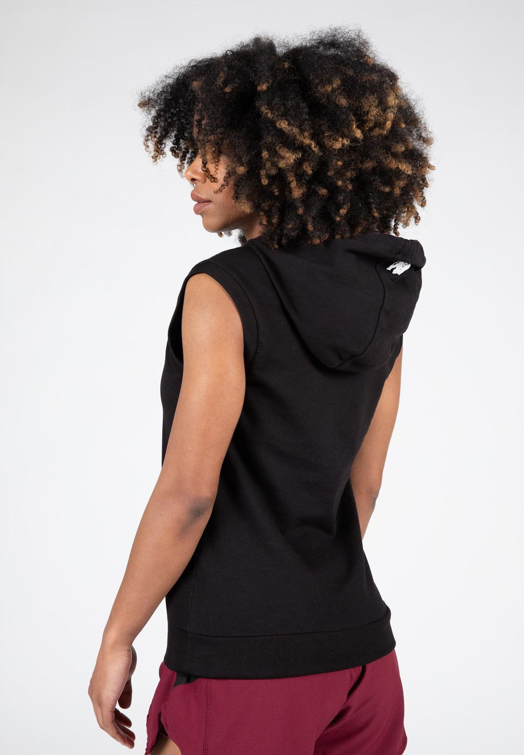 Gorilla Wear Virginia Sleeveless Hoodie - Noir