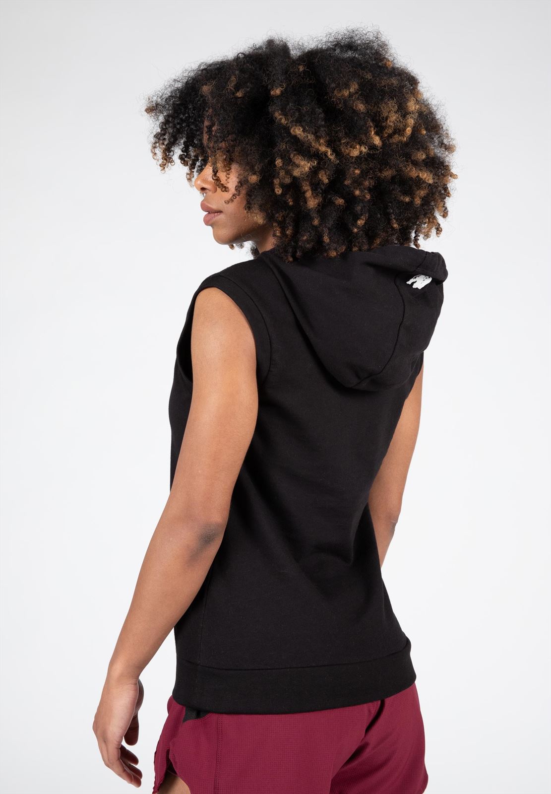 Gorilla Wear Virginia Sleeveless Hoodie - Noir
