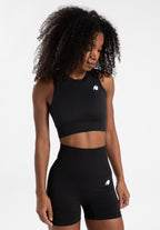 Gorilla Wear Olivia Seamless Crop Top - Noir