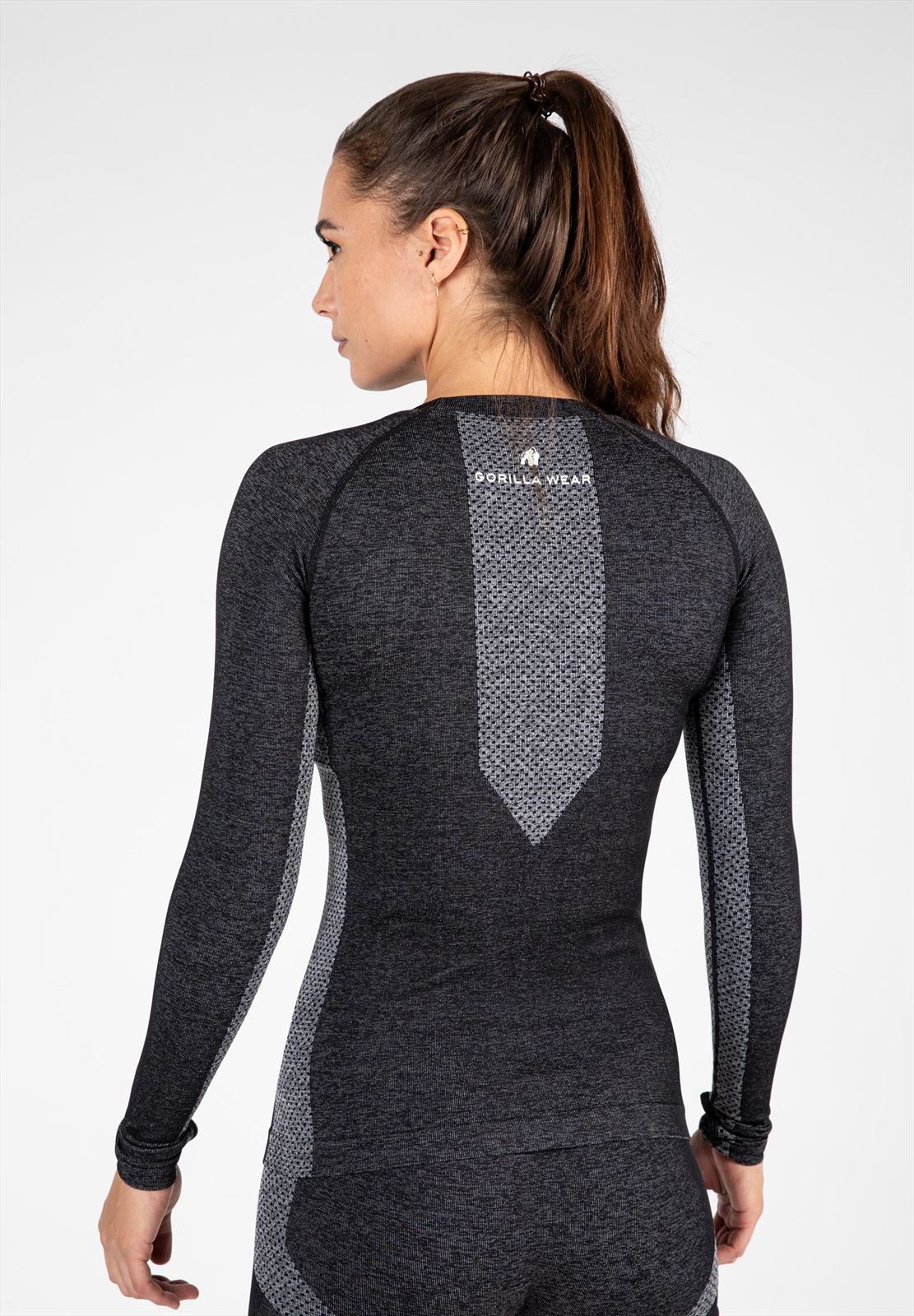 Gorilla Wear Selah Seamless Long Sleeve - Noir