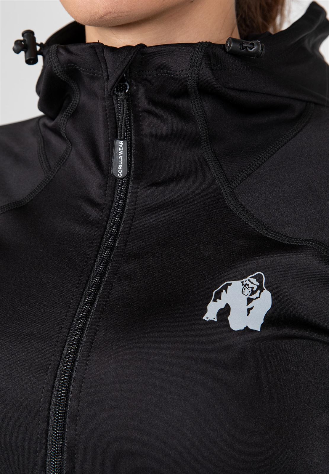Gorilla Wear Halsey Trainingsjas - Track jacket - Zwart