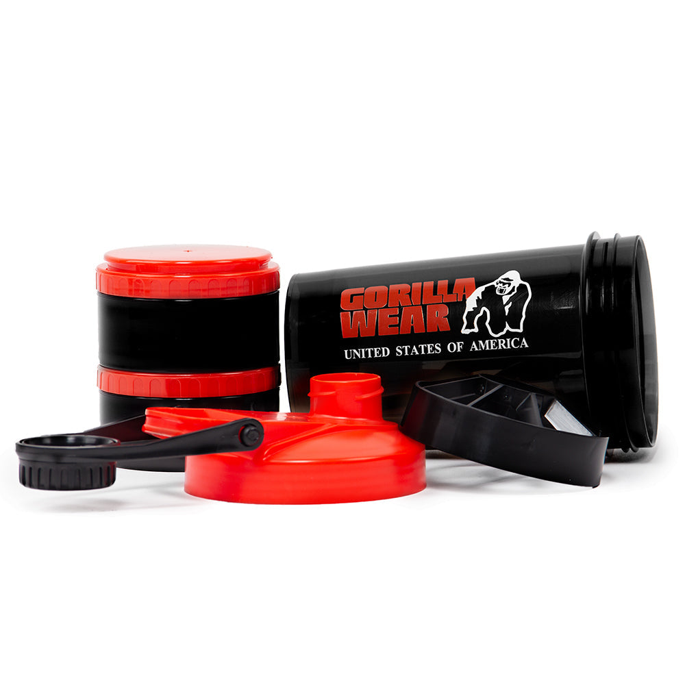Gorilla Wear Shaker 2 GO - Noir/Rouge