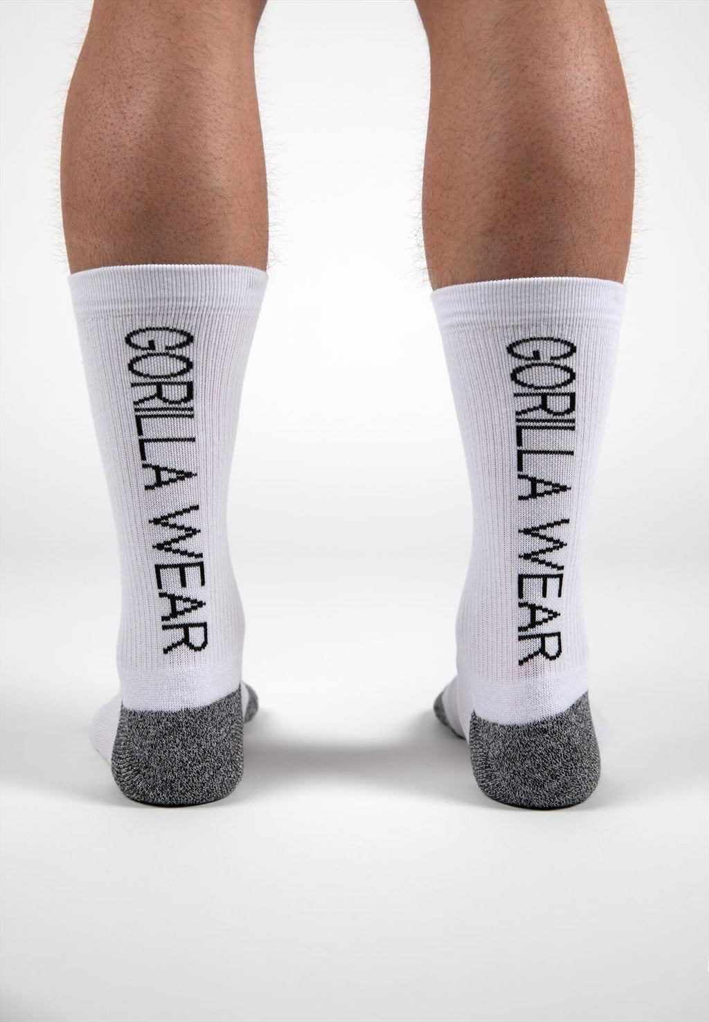 Gorilla Wear Performance Crew Socks - Blanc