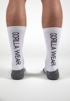 Gorilla Wear Performance Crew Socks - Blanc