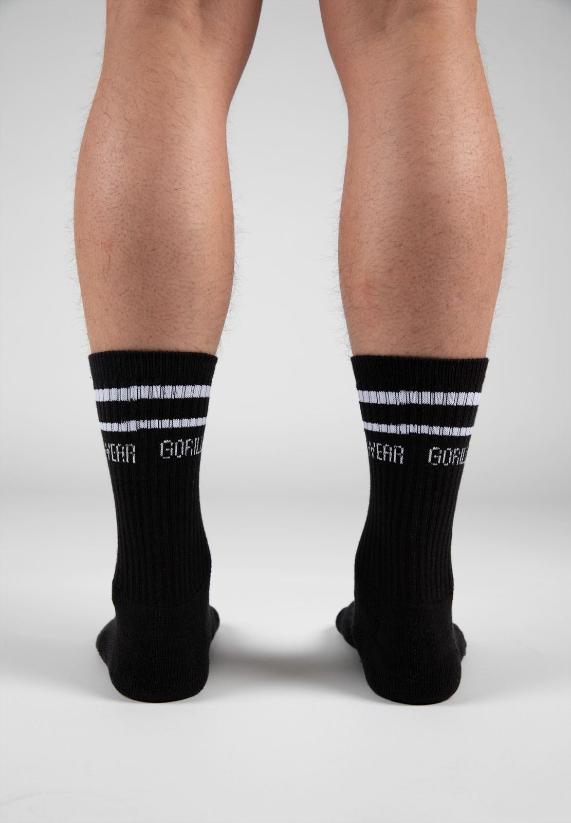 Gorilla Wear Crew Socks 2-Pack - Noir