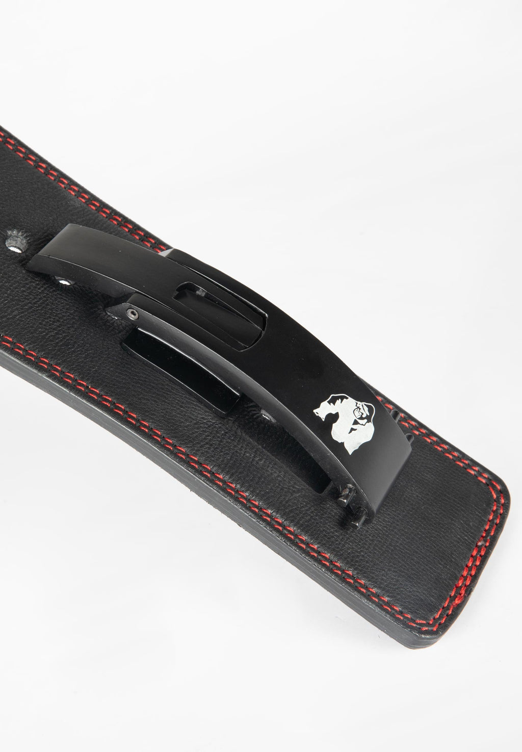 Gorilla Wear 4 Inch Ceinture De Levier En Cuir - Noir