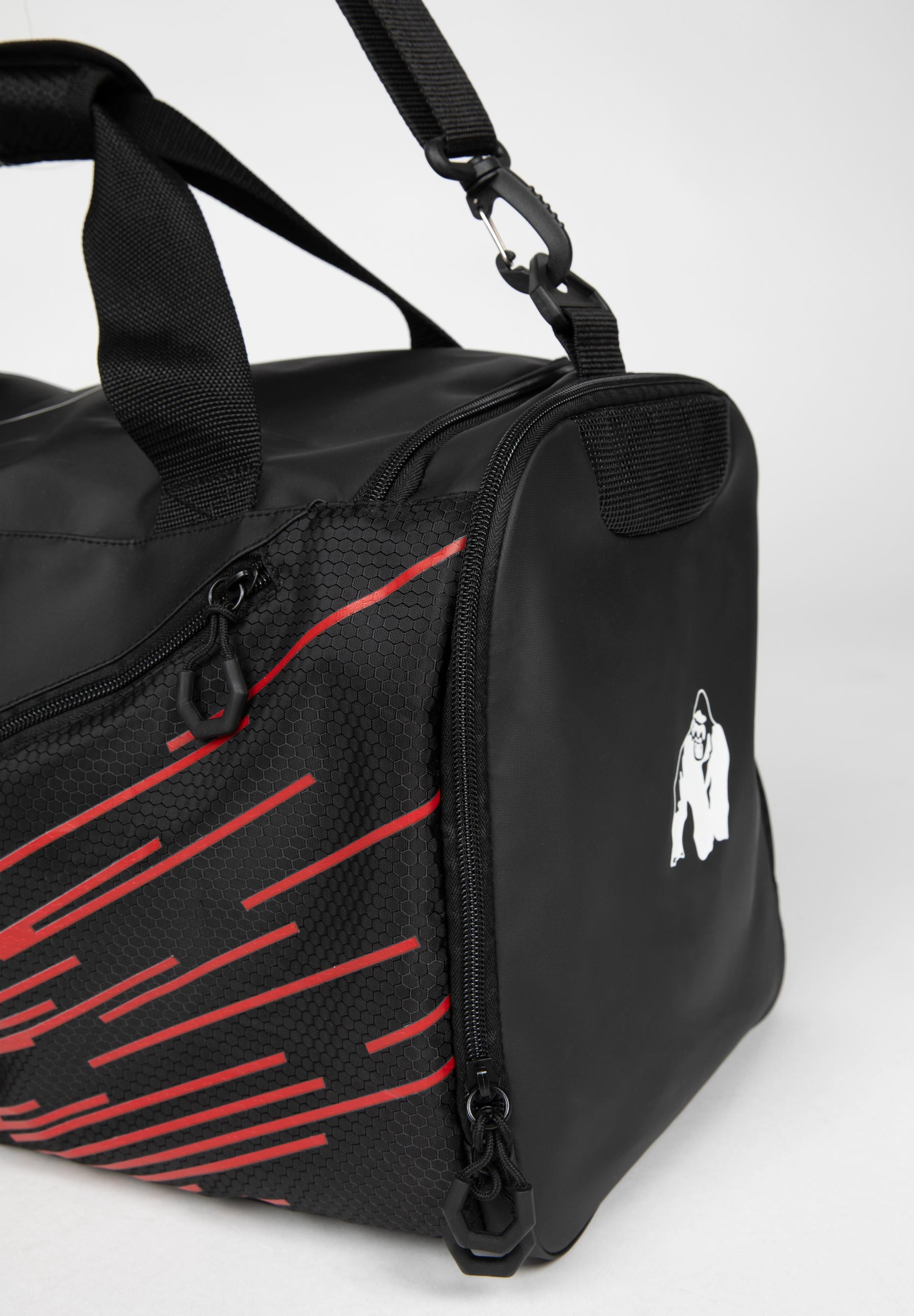 Gorilla Wear Ohio Sac De Sport - Noir/Rouge