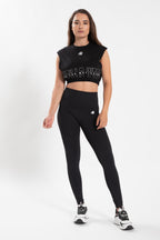 Gorilla Wear Albion Oversized Crop Top - Noir