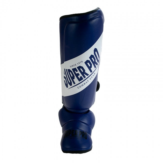 Super Pro Combat Gear Rebel Scheenbeschermers - Blauw/Wit