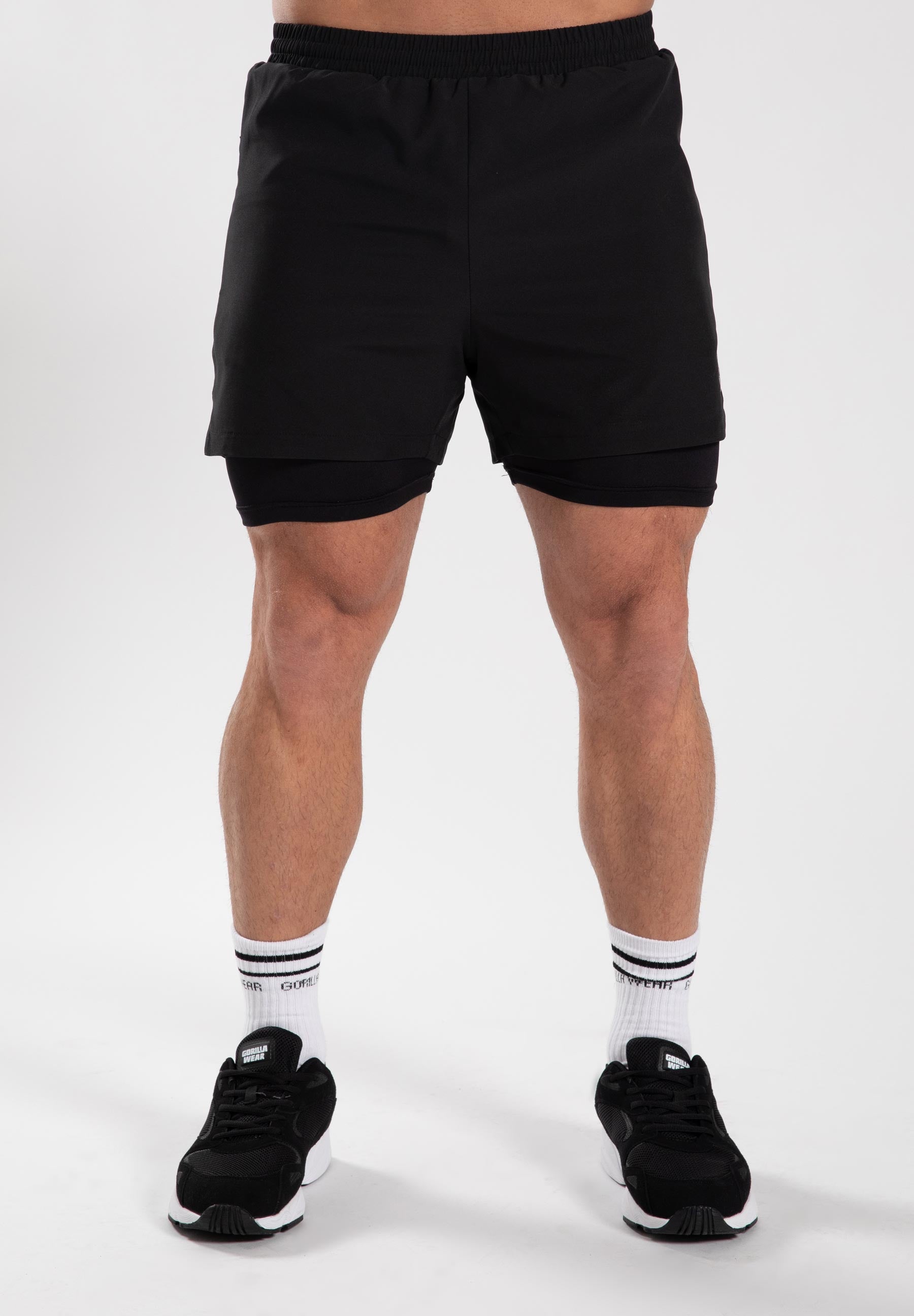 Gorilla Wear Cortez 2-in-1 Shorts - Noir