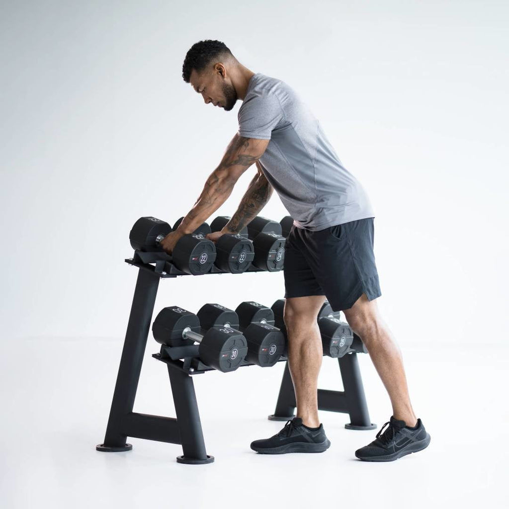 Lifemaxx LMX Dumbbellrack 16 Sets - Zwart
