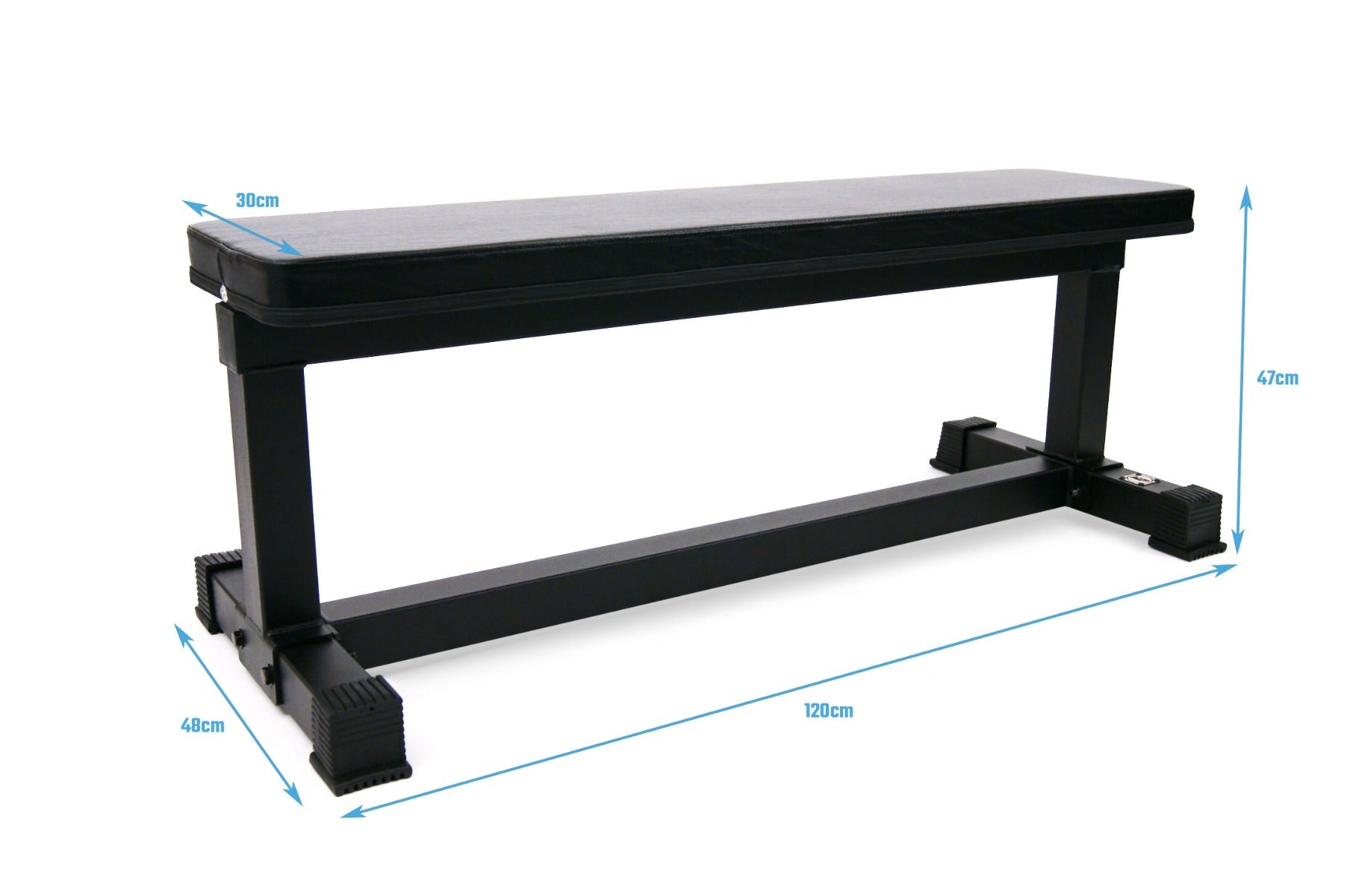Muscle Power Flat Bench Heavy - Banc de Musculation Plat