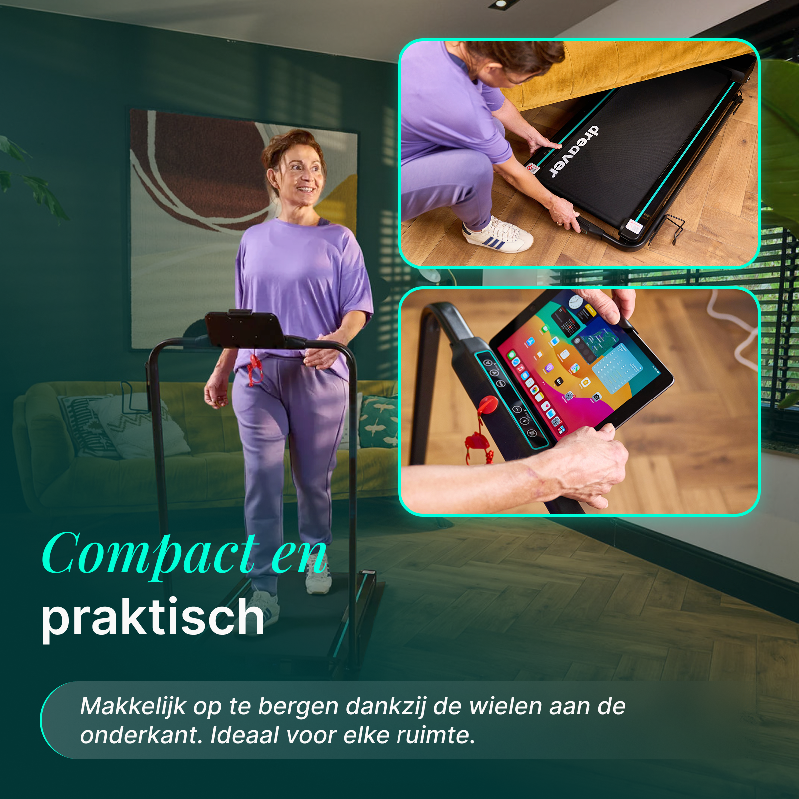 Dreaver Elevate Pro Tapis de Course - Pliable - Pour la Maison