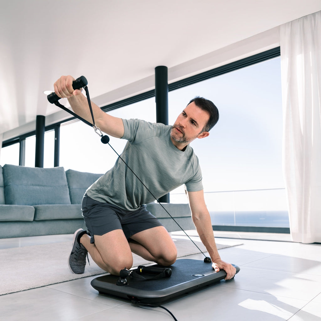 Flow Fitness DSG200i - Smart Home Gym - Krachtstation - 90 kg - Inclusief Gratis App - Tweedekans