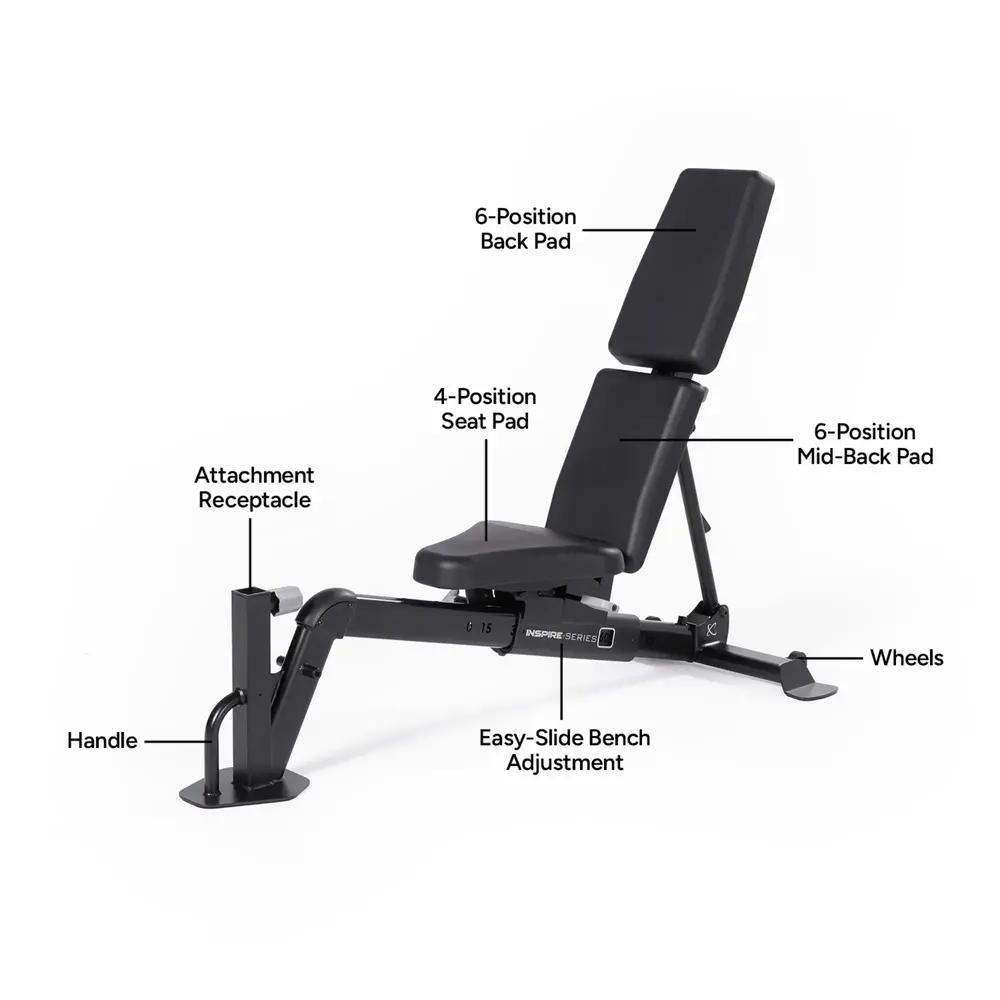 Inspire Series FID7 Pro Banc de Fitness Réglable