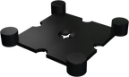 Flow Fitness Profil d'angle dalle en caoutchouc - 20 x 20 x 2 cm - Tweedekans