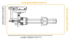 Fluid Rower Evolution E550 Entraîneur de Rameur - Argent