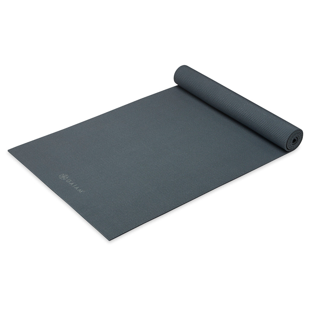 Gaiam Tapis de Yoga - Folkstone Grey - 4 mm