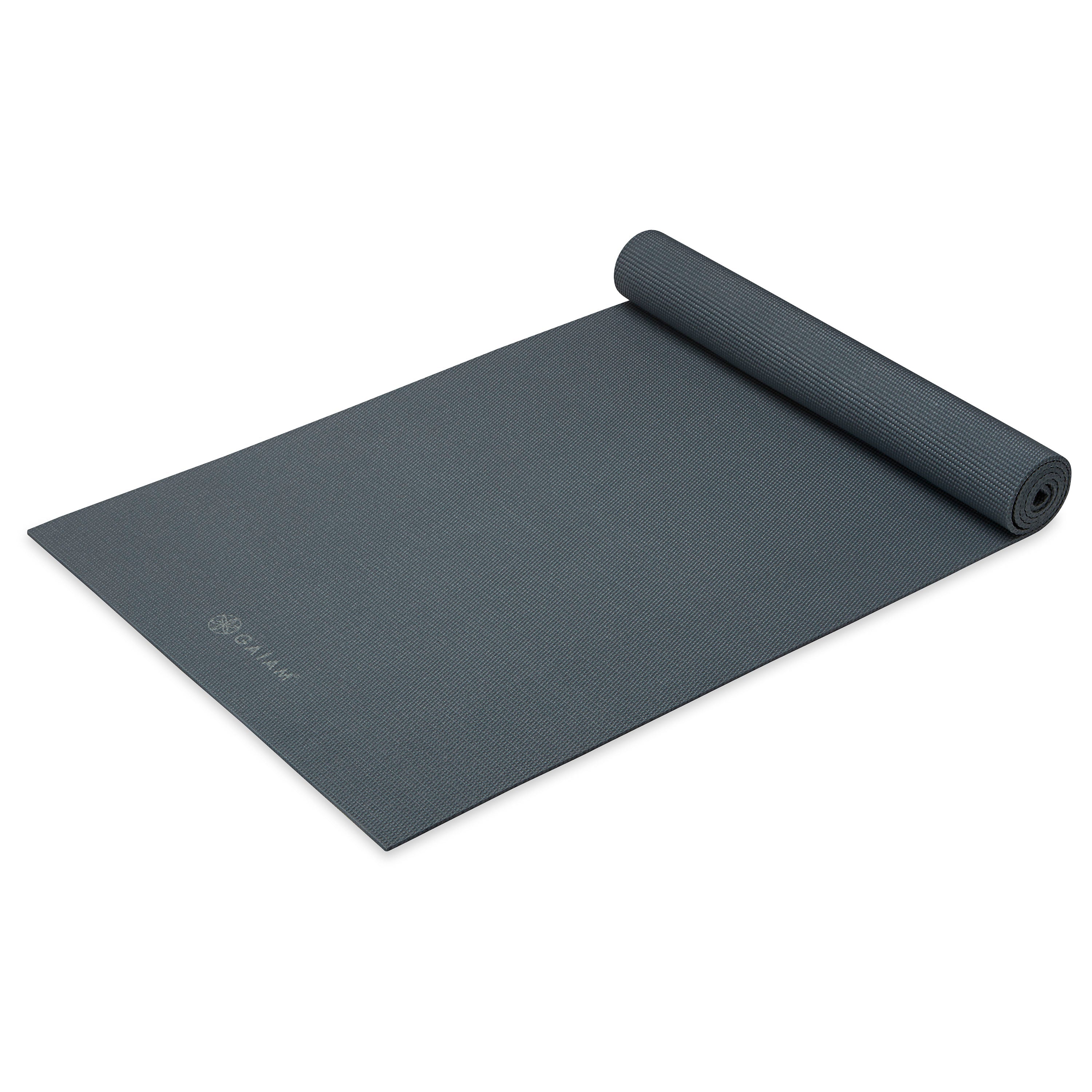 Gaiam Tapis de Yoga - Folkstone Grey - 4 mm
