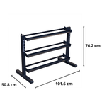 Body-Solid GDR363B Support à Haltères 3 Niveaux