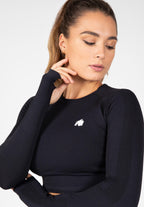 Gorilla Wear Hilton Manches longues sans couture - Noir