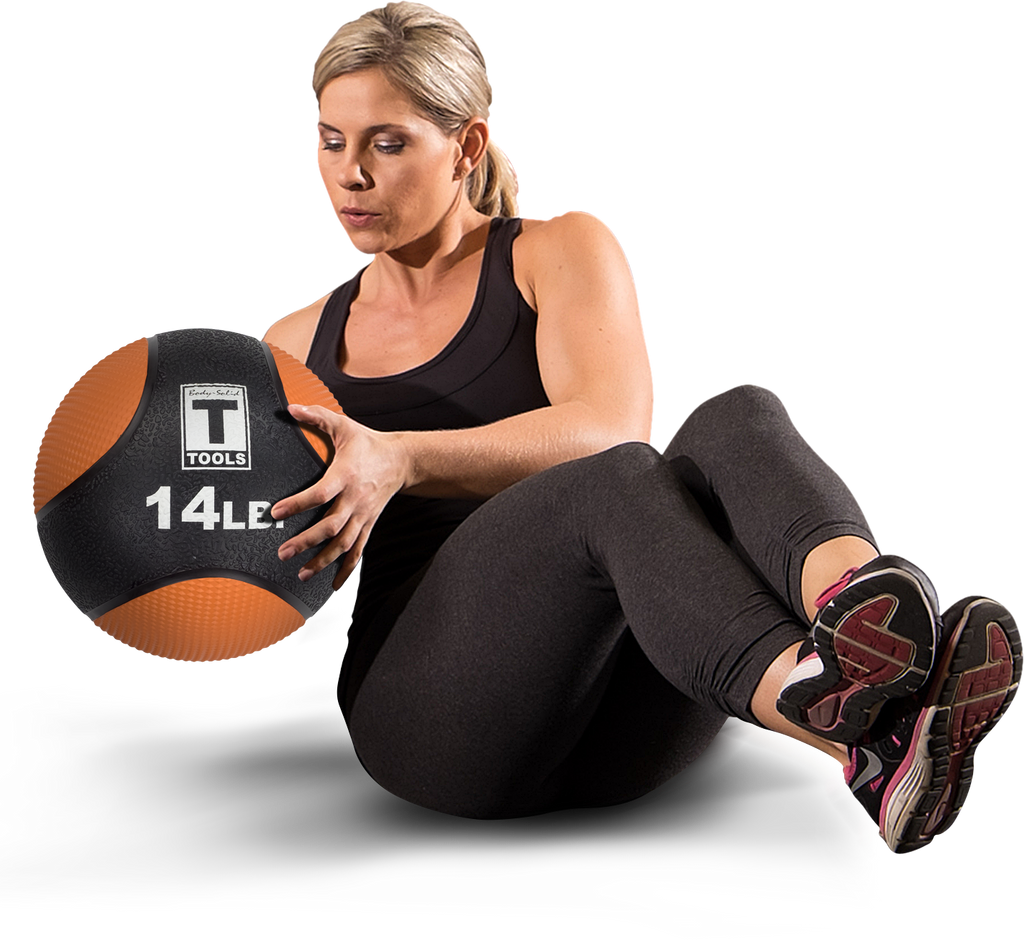 Body-Solid Medicine Ball - Medicine Ball - Bleu - 4.5 kg