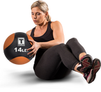 Body-Solid Medicine Ball - Medicine Ball - Bleu - 4.5 kg