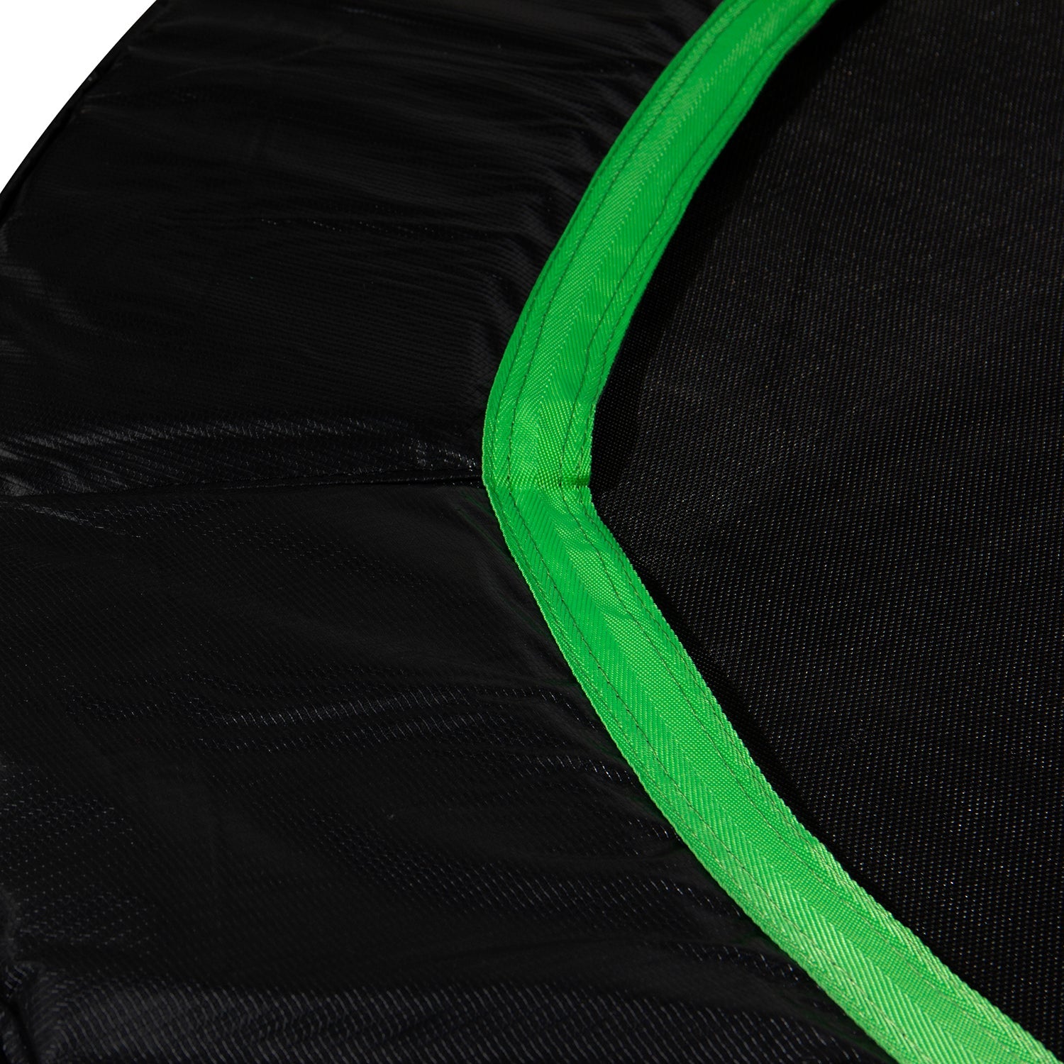 VirtuFit Bande de sécurité pour trampolines - Noir/Vert - 15 mm - 183 cm - Tweedekans