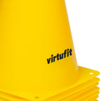 Ensemble de pions VirtuFit - 23 cm - 12 pièces - Jaune - Tweedekans