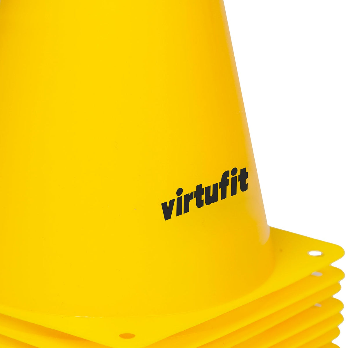 Ensemble de pions VirtuFit - 23 cm - 12 pièces - Jaune - Tweedekans