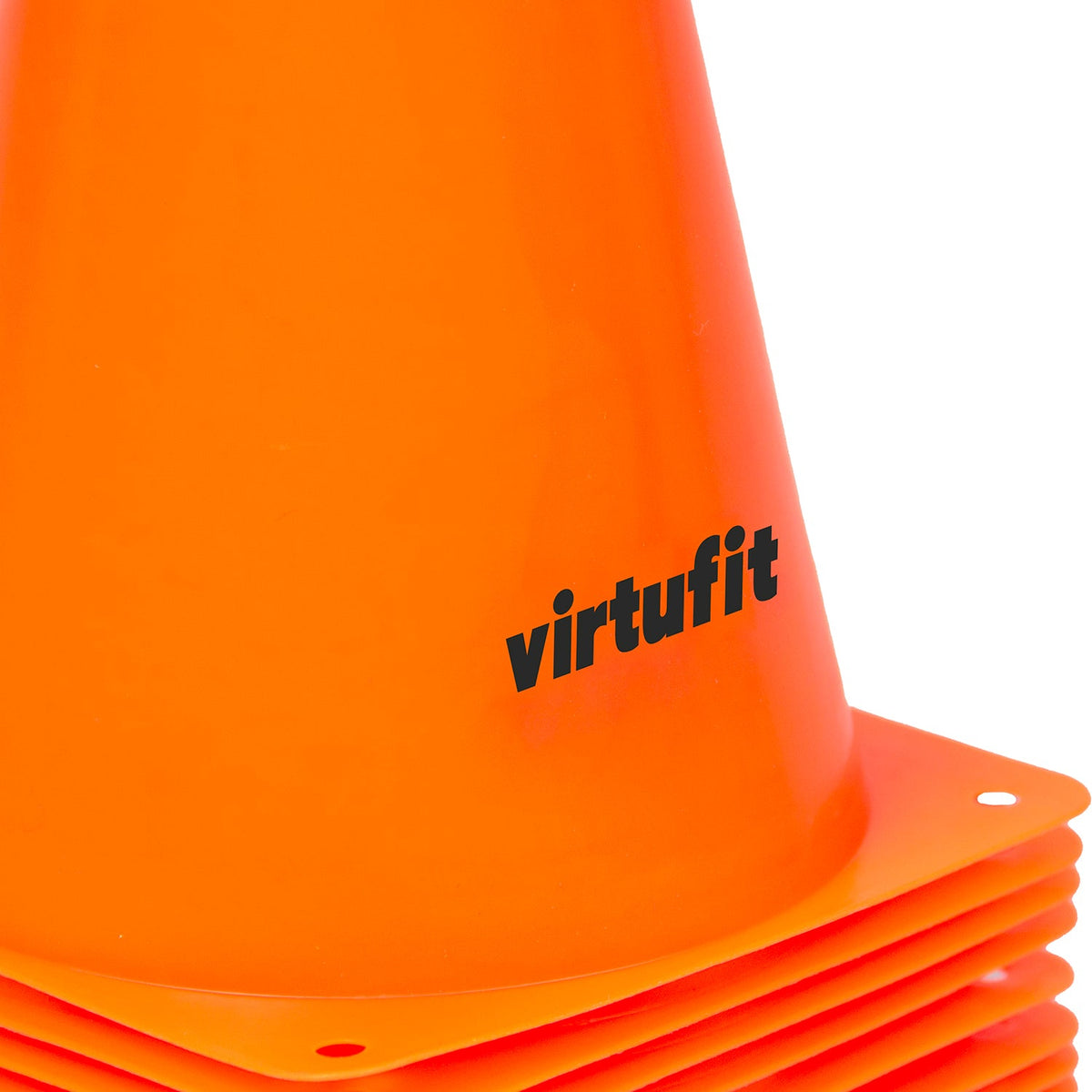 Ensemble de pions VirtuFit - 23 cm - 12 pièces - Orange - Tweedekans