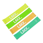 Lifemaxx LMX Mini Weerstandsband - Sterk - Blauw - 10 stuks