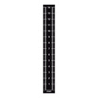 Lifemaxx Sprinttrack - Kunstgras - 2 x 15 m - Zwart