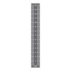 Lifemaxx Sprinttrack - Kunstgras - 2 x 15 m - Grijs