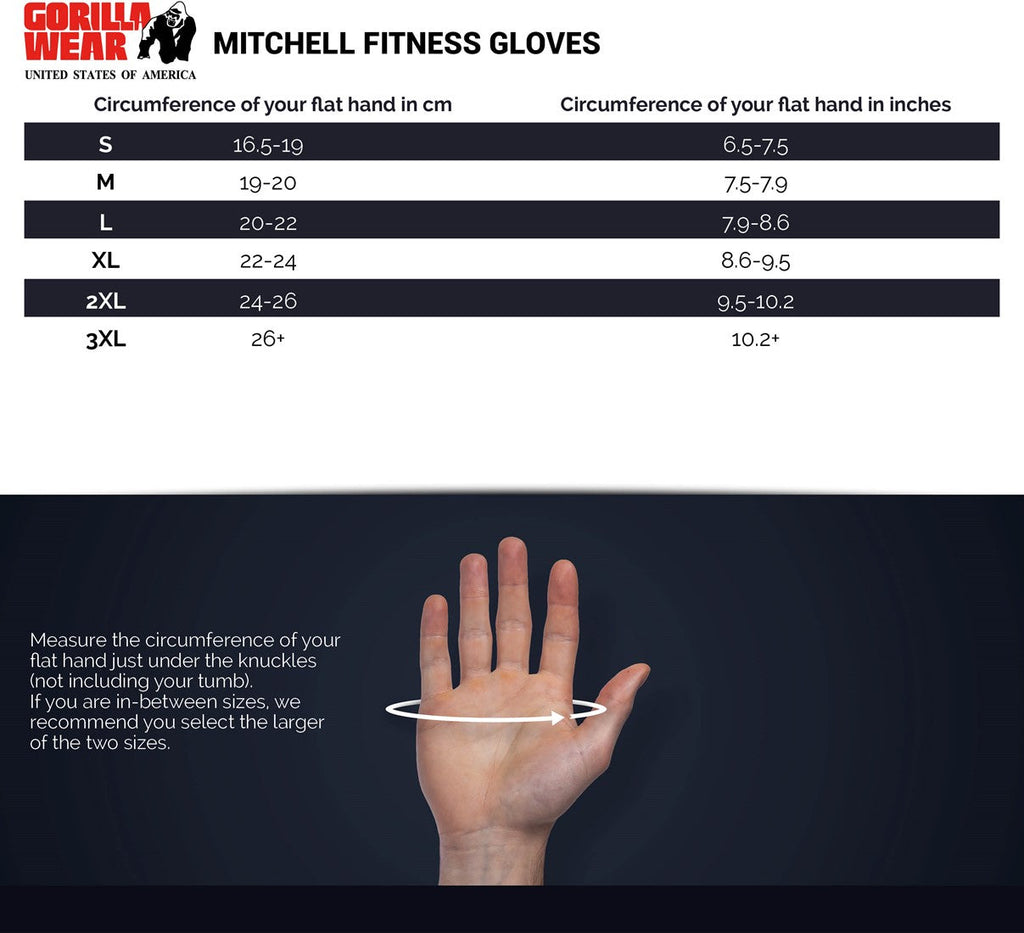 Gorilla Wear Mitchell Training Gloves - Noir/Rouge