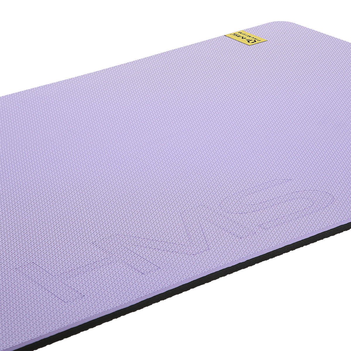 HMS Tapis de Fitness - Lilas/Noir - 15 mm