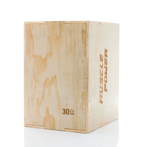 Muscle Power Wooden Plyo Box