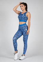 Gorilla Wear Osseo Crop Top - Bleu