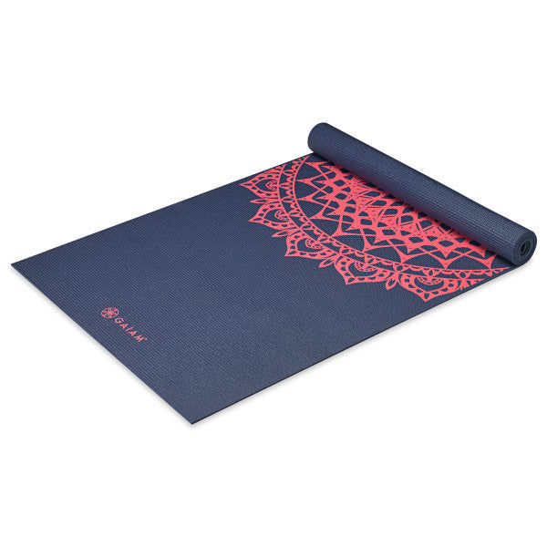 Gaiam Yoga Mat - 4 mm - Pink Marrakesh