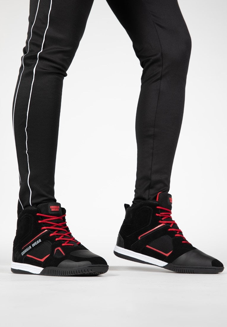 Gorilla Wear Troy High Tops - Noir/Rouge