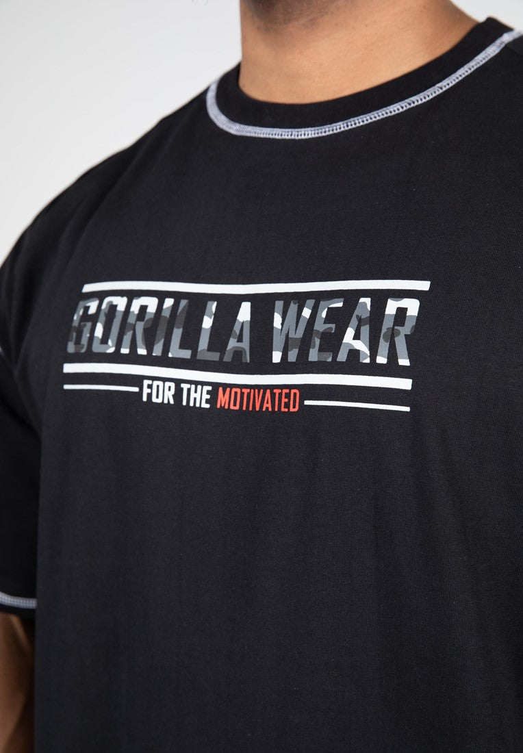 Gorilla Wear Saginaw T-shirt Oversize - Noir