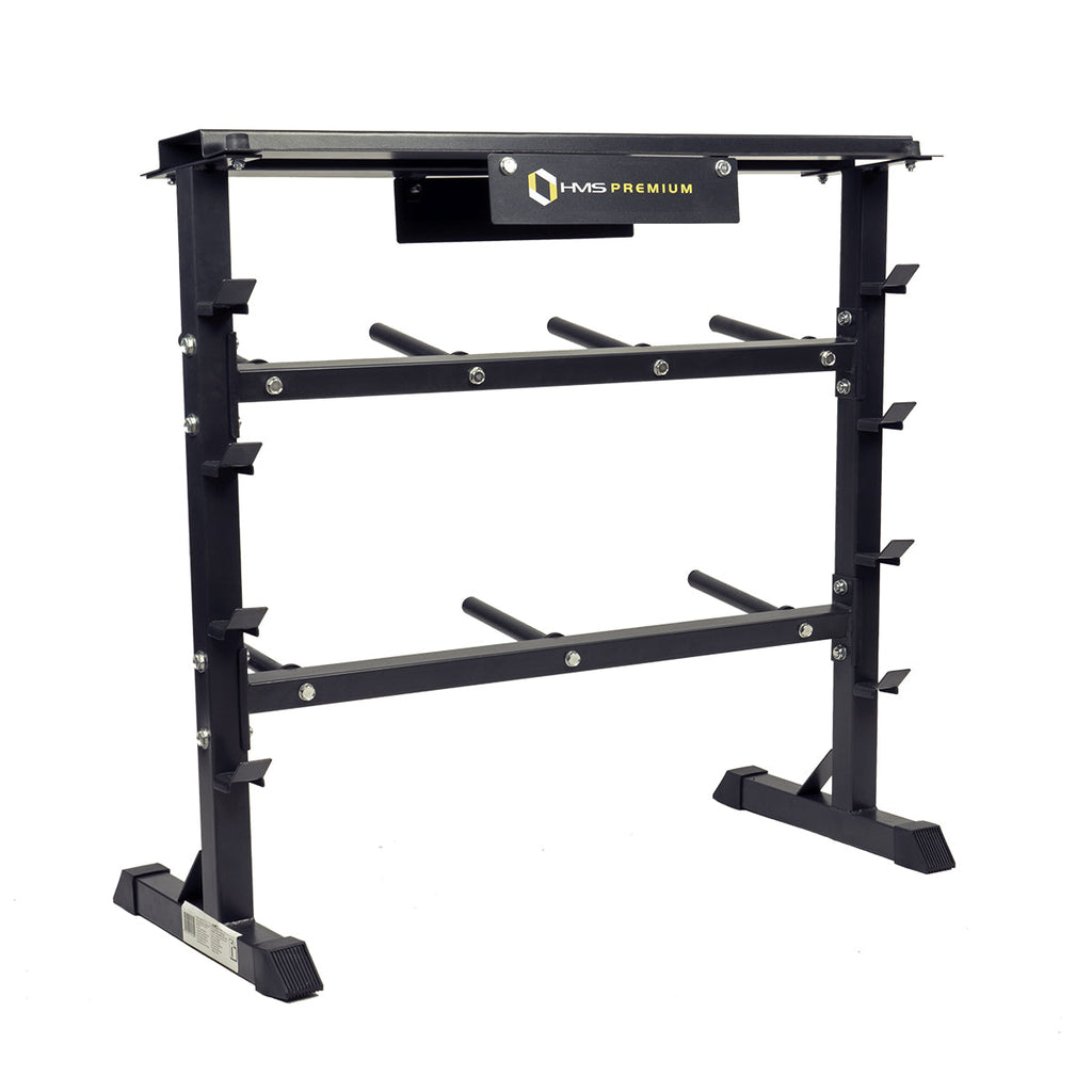 HMS Rack de Rangement Premium pour Barres et Haltères