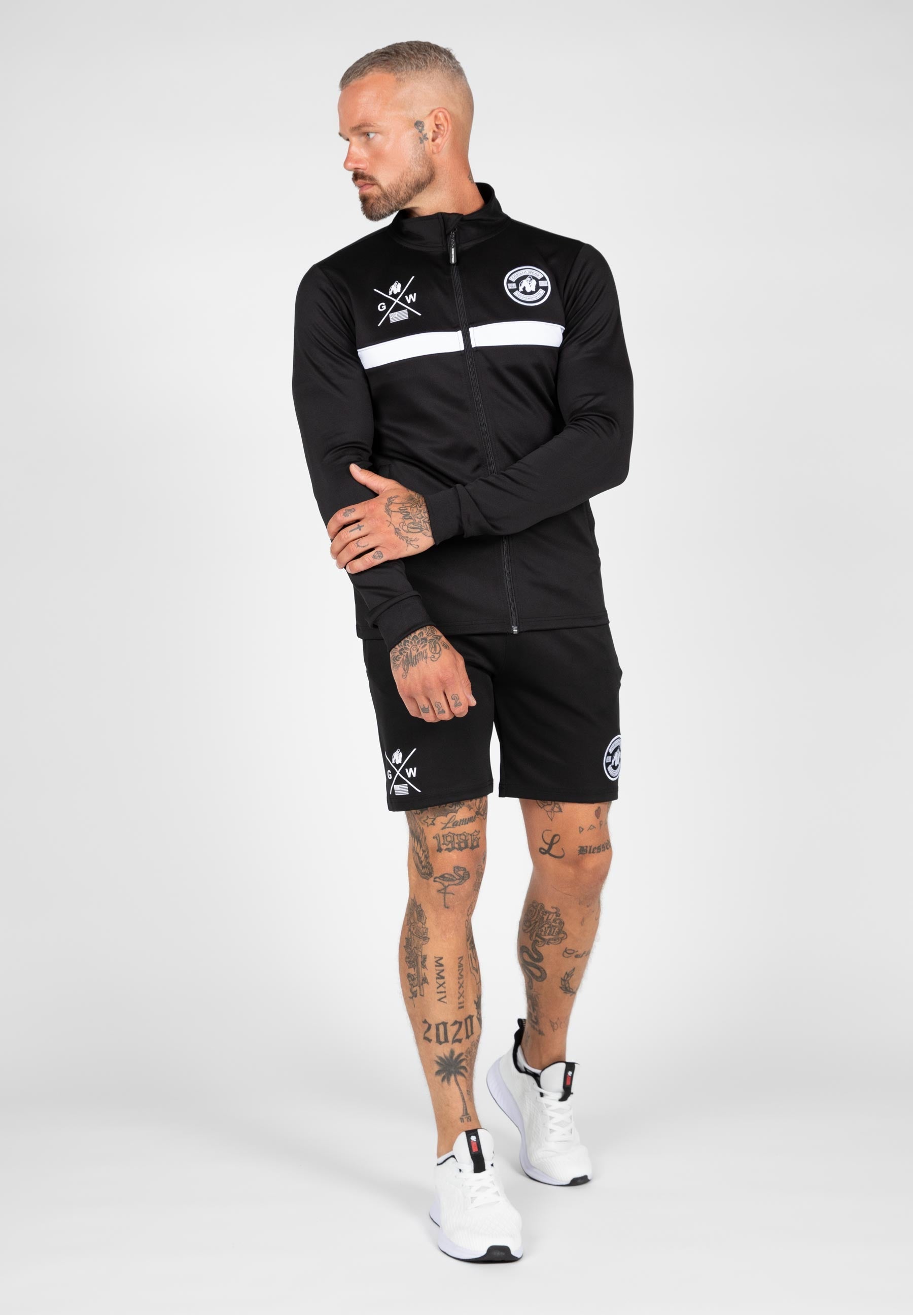 Gorilla Wear Vernon Trainingsjas - Track Jacket - Zwart