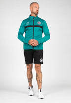 Gorilla Wear Vernon Veste d'entraînement - Track Jacket - Vert/Blue
