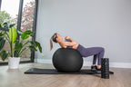VirtuFit Anti-Burst Fitness Ball Pro – Avec Pompe – Noir – 65 cm - Tweedekans