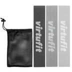 VirtuFit Mini Resistance bands set - Cotton - 3 Pieces - Incl. Storage bag - Tweedekans