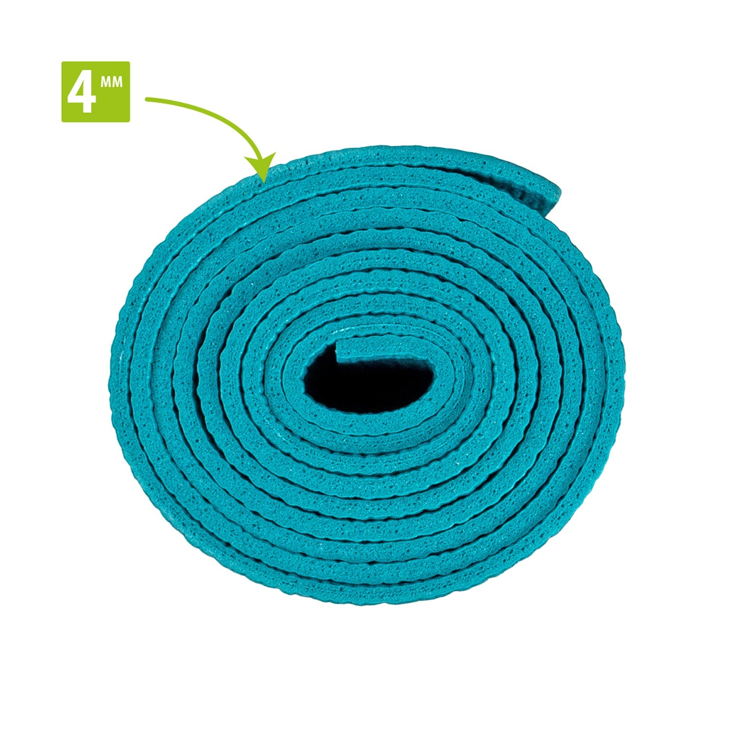 VirtuFit Premium Tapis de Yoga - 183 x 61 x 0.4 cm - Vert Océan Forêt