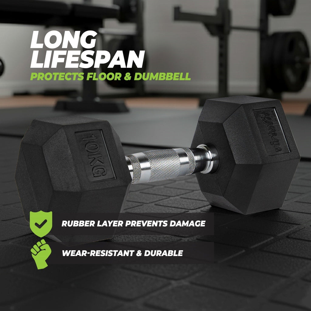 VirtuFit Hexa Dumbbell Pro - 22,5 kg - Per Stuk - Tweedekans