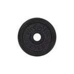 VirtuFit Haltère en fonte - Poids haltère - 29 mm - 2.5 kg - Noir